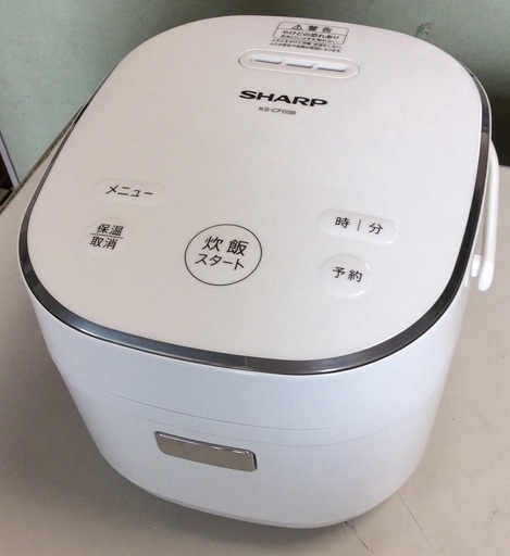 【RKG】特価！SHARP/マイコン炊飯器/3合/KS-CF05B/中古品/2024年製