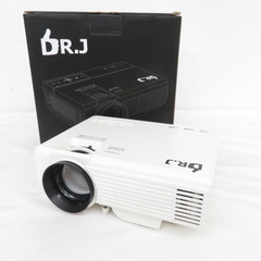 DR.J LED 小型プロジェクター HI-05 ホワイト 【コ...