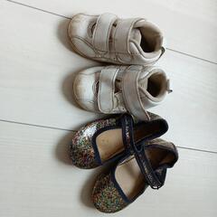 子供靴、アシックス、gapキラキラ靴、11.5