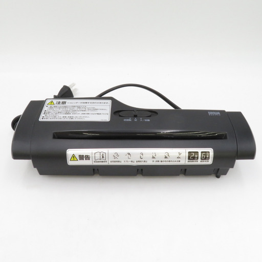 SANWA SUPPLY (サンワサプライ) ストレートカットシュレッダー PSD-AB66 家庭用 現状品 【コンプオフ金沢野々市店】