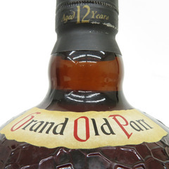 Old Parr (オールドパー) ウイスキー 12年 Grand Old Parr スコッチウイスキー 箱付 1000ml 1L 40度 洋酒 古酒 未開栓 未使用品 【コンプオフ金沢野々市店】の画像