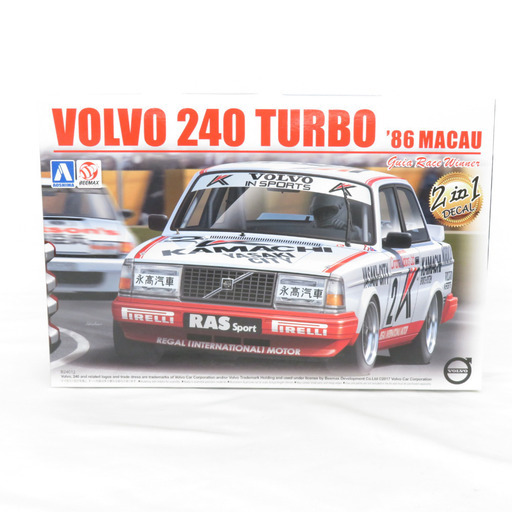 1/24 BEEMAX No.16 ボルボ240ターボ ’86マカオギアレースウィナー仕様 TAMIYA タミヤ プラモデル 未組立品 【コンプオフ金沢野々市店】
