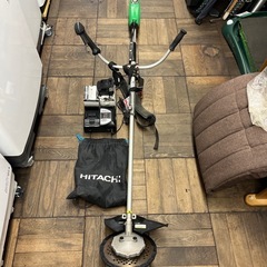 日立　充電式草刈機　バッテリー3個付き