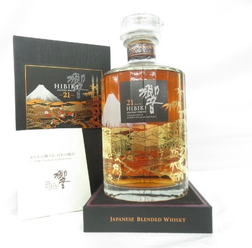 サントリー 響 21年 意匠ボトル 花鳥風月 ウイスキー 700ml 43%
