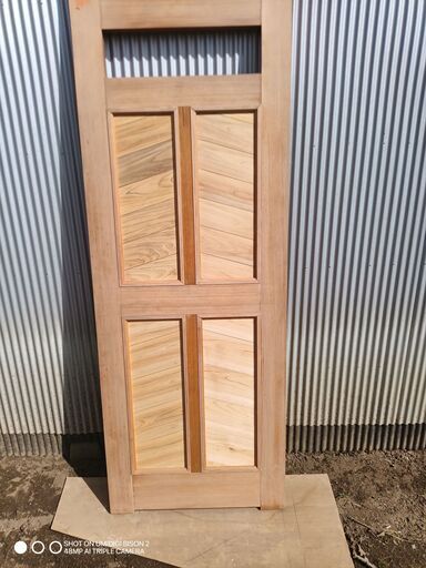 建具　ドア　引き戸　ピーラ　無垢　DIY　B