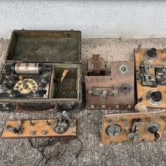 【GO-302】通信機？ 機械 モールス信号 パーツ ジャンク ...