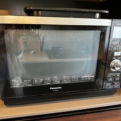 パナソニック オーブンレンジ エレック 26L ヘルツフリー ブラック NE-MS26の画像