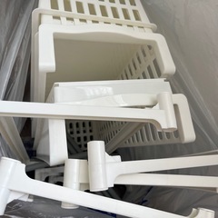 Nスライドトレー2段ラック　2個セットの画像