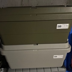 【ほぼ未使用の美品、グレーのみ】RISU トランクカーゴ 70L