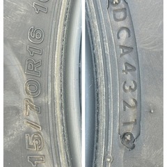 タイヤ　BRIDGESTONE  BLIZZAK  DM-V3 215/70  R16   2021年製  冬タイヤ　4本の画像