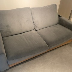 ニトリ 2.5人用布張りワイドソファの画像