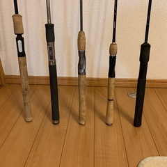 バス釣り、リール、ロッド、ルアー、ワーム、タックルボックス、ケースセット売りの画像