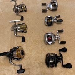 バス釣り、リール、ロッド、ルアー、ワーム、タックルボックス、ケースセット売りの画像
