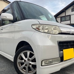 低走行8万キロ台‼️月々9千円〜分割可❗️車検2年付き！【名義変更代込み】広い車内！大人気‼️ダイハツ タントカスタム☆SDナビ付き☆走行中DVD見れます♪ETC付き☆純正アルミ☆電動スライドドア☆ドライブレコーダー☆そのまま乗って帰れます！の画像