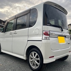 低走行8万キロ台‼️月々9千円〜分割可❗️車検2年付き！【名義変更代込み】広い車内！大人気‼️ダイハツ タントカスタム☆SDナビ付き☆走行中DVD見れます♪ETC付き☆純正アルミ☆電動スライドドア☆ドライブレコーダー☆そのまま乗って帰れます！の画像