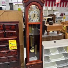 柱時計　ホールクロック　クオーツ　※振り子動きません