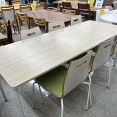 ミーティングテーブル７点セット　イス6脚の画像