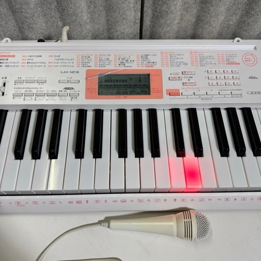 CASIO 光ナビゲーションキーボード LK-123 2016年製 電子ピアノ HIKARI navigation