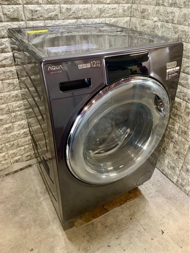 大阪送料無料★3か月保障付★洗濯機★2022★アクア★12kg★AQW-DX12N★S-577