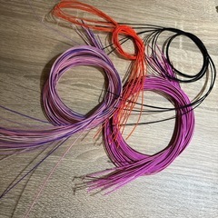 絹水引き　ピンク系