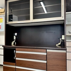 美品‼️】定価30万♪ 高級 松田家具 140cm幅キッチンボード 食器棚