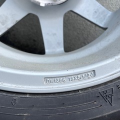 スタッドレスタイヤDUNLOP Winter Max4本ホイル付きの画像