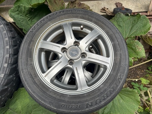 165/70 14R 夏タイヤ ホイール付4本