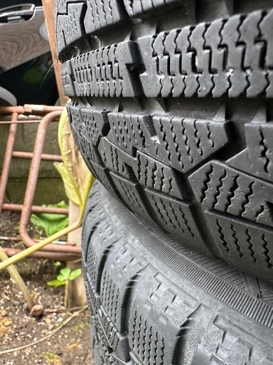 155/65 14 スタッドレス4本セットホイール付