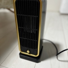 美品オシャレ小型ヒーター　暖房