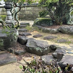 庭石　庭　石　庭園　灯籠　の画像