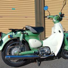 ホンダ　リトルカブ　50CC原付一種　3速　キックスタート　希少スプリングターフグリーンメタリック　実動車　自賠責保険R7年12月23日迄の画像