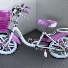 子供自転車　ディズニープリンセス