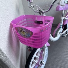 子供自転車　ディズニープリンセスの画像