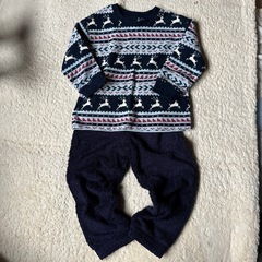 キッズ　ユニクロパジャマ 110の画像