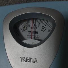 中古　タニタ　体重計　電池不要　ヘルスメーター　ブルー　の画像