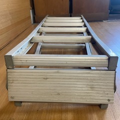 【アルミ脚立①】三脚  梯子 脚立  約173cm  6尺 造園 植木 仕事 大判 剪定の画像