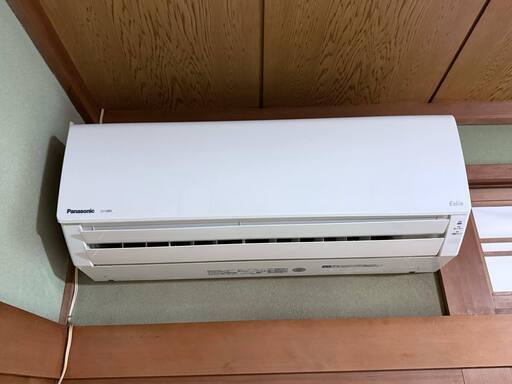 【実家処分】Panasonic Eolia インバーター冷暖房除湿タイプ CS-F289C ホワイト