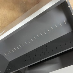 102204 書庫　オカムラ　レクトラインラテラル書庫　3段　ホワイトの画像