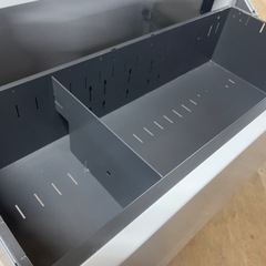 102204 書庫　オカムラ　レクトラインラテラル書庫　3段　ホワイトの画像