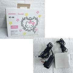 ジャノメ 電動ミシン キティちゃん コンパクトミシン KT-35 JANOME Sanrio ホワイト ☆札幌市 白石店の画像