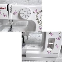 ジャノメ 電動ミシン キティちゃん コンパクトミシン KT-35 JANOME Sanrio ホワイト ☆札幌市 白石店の画像