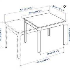 IKEA ダイニングテーブルの画像
