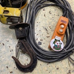🌲入荷【電動工具】RYOBI 電動 ウインチ200kg吊り上げ【地域最大の品揃え･電動工具高価買取アールワン田川】の画像