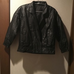 ★USED  レディース　　牛革ジャンパー