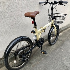 OTOMO ARUN 20インチ  6段変速 折りたたみ自転車  リアサス　東京 OTOMO ARUN 20インチ 6段変速 折りたたみ自転車 リアサス 東京