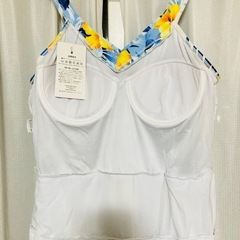 花柄 ワンピース 水着 大きいサイズ 体型カバーワイヤー入り 5XL 19号の画像