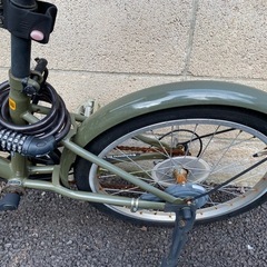 折りたたみ自転車の画像