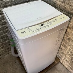 【高年式】大阪送料無料★3か月保障★洗濯機★5kg★AQW-S50E3★S598 アクアの5.0kg 洗濯機 AQW-S50HBK(FS)を東京都23区限定で配送料
