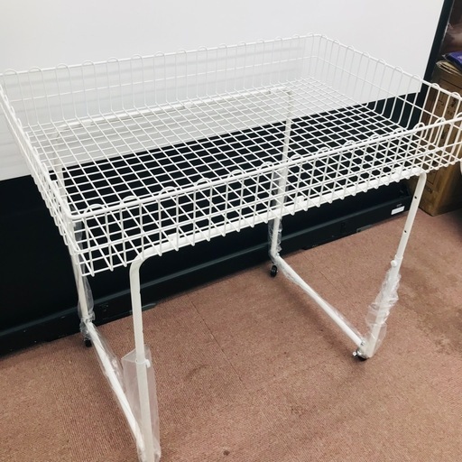 ⭐️爆安　未使用品⭐️バスケットワゴン　強化型W90