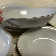 何だか懐かしい感じのカレー皿の画像